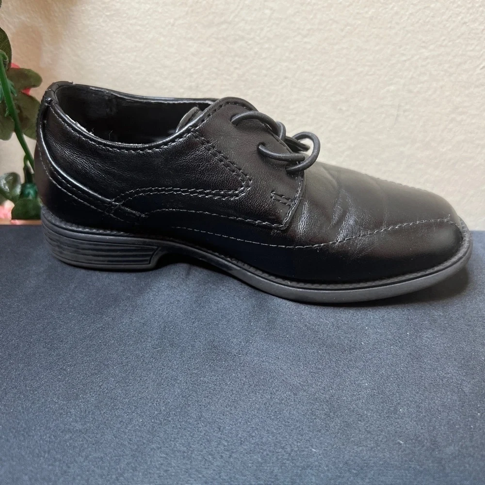 Cat& Jack Black Dress Shoes Toddler Boys 8 Casual Office School